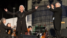 Anna Netrebko a Dmitri Hvorostovsky na Rudém náměstí